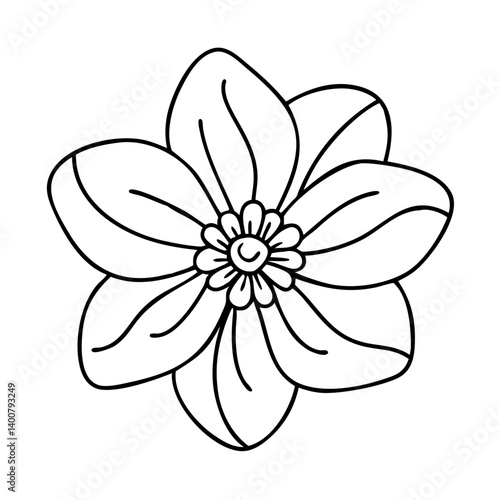 anemopsis yerba mansa flower icon, anemopsis yerba mansa flower vector illustration-simple illustration of anemopsis yerba mansa flower, perfect for anemopsis yerba mansa flower logos and icons