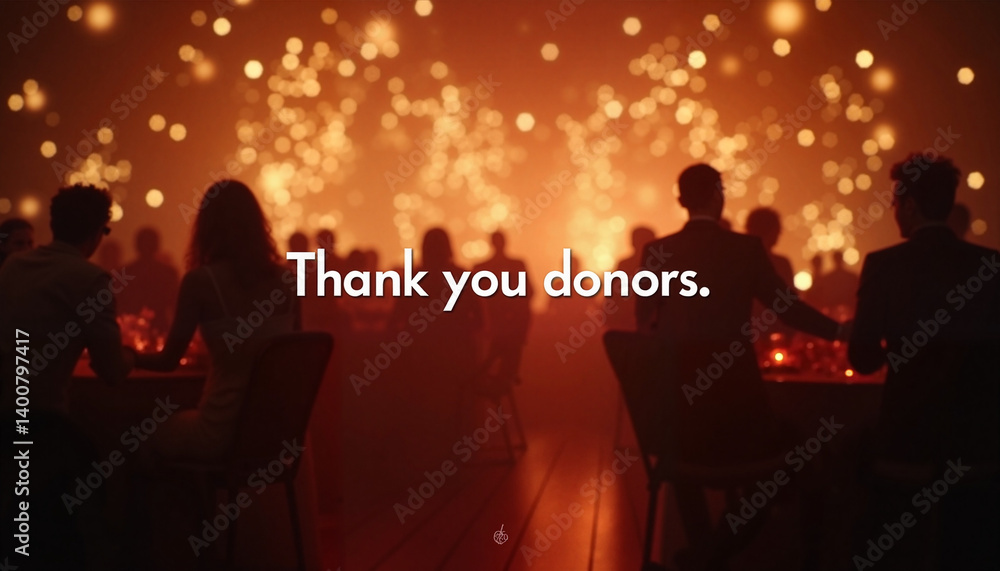 Donors Appreciation Event with Sparkling Background, Thank you donors text, World Blood Donor's Day Donors Appreciation Event with Sparkling Background, Thank you donors text, World Blood Donor's Day