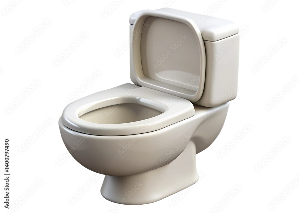 3d cartoon plastic style toilet bowl isolated on white background 3d cartoon plastic style toilet bowl isolated on white background