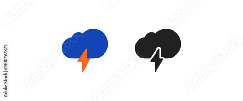 Cloud with Lightning  
