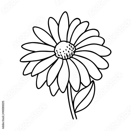 coneflower echinacea flower icon, coneflower echinacea flower vector illustration-simple illustration of coneflower echinacea flower, perfect for coneflower echinacea flower logos and icons