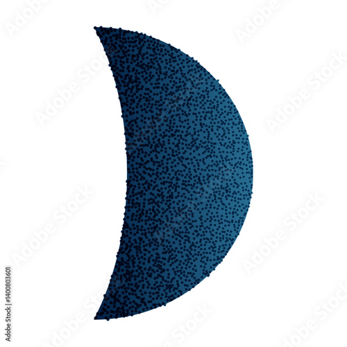 Lunar moon phases with crescent, full, and half shapes, abstract night sky design, waning eclipse line art for calendar or logo. Flat vector illustration isolated on white background.
