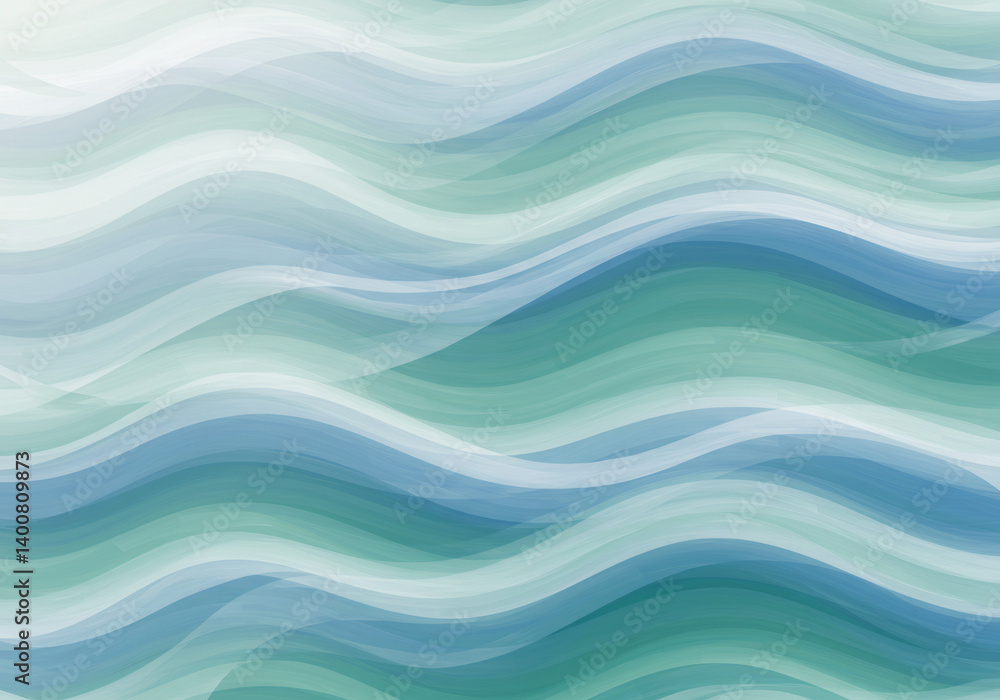Abstract Teal and Blue Wave Background Texture Abstract Teal and Blue Wave Background Texture