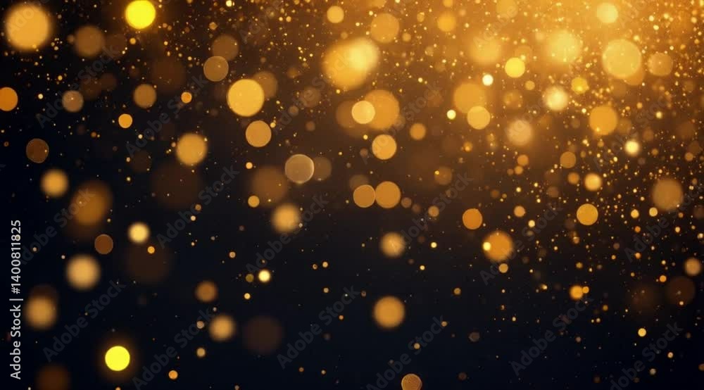 Abstract golden bokeh background Abstract golden bokeh background