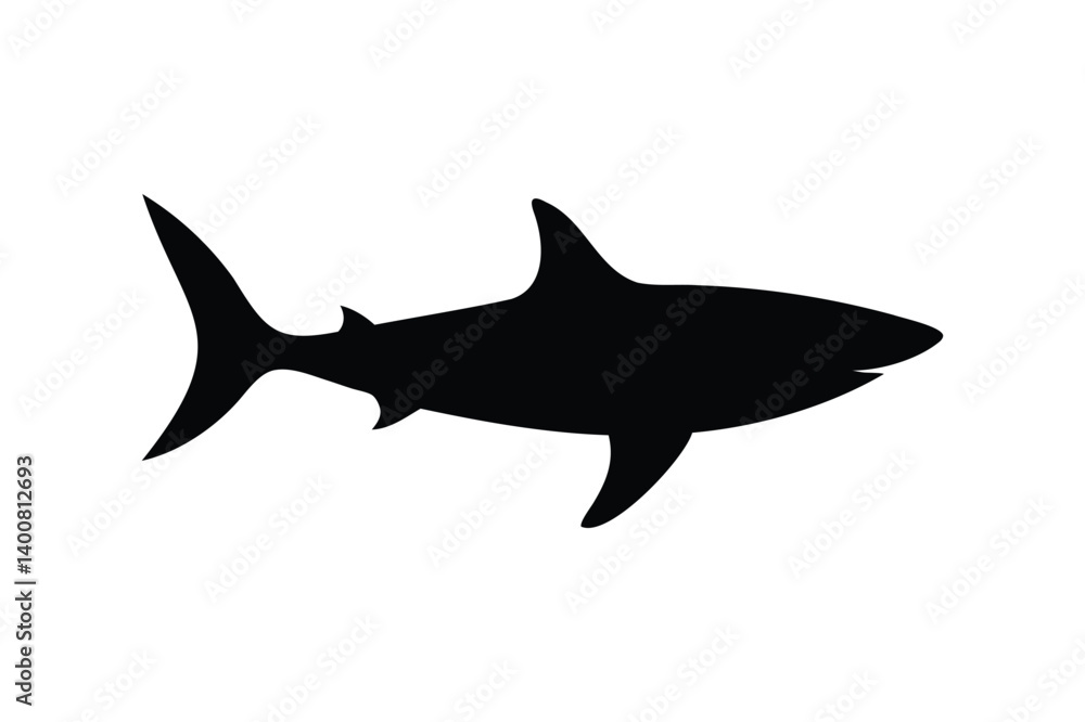 Shark silhouette Shark silhouette