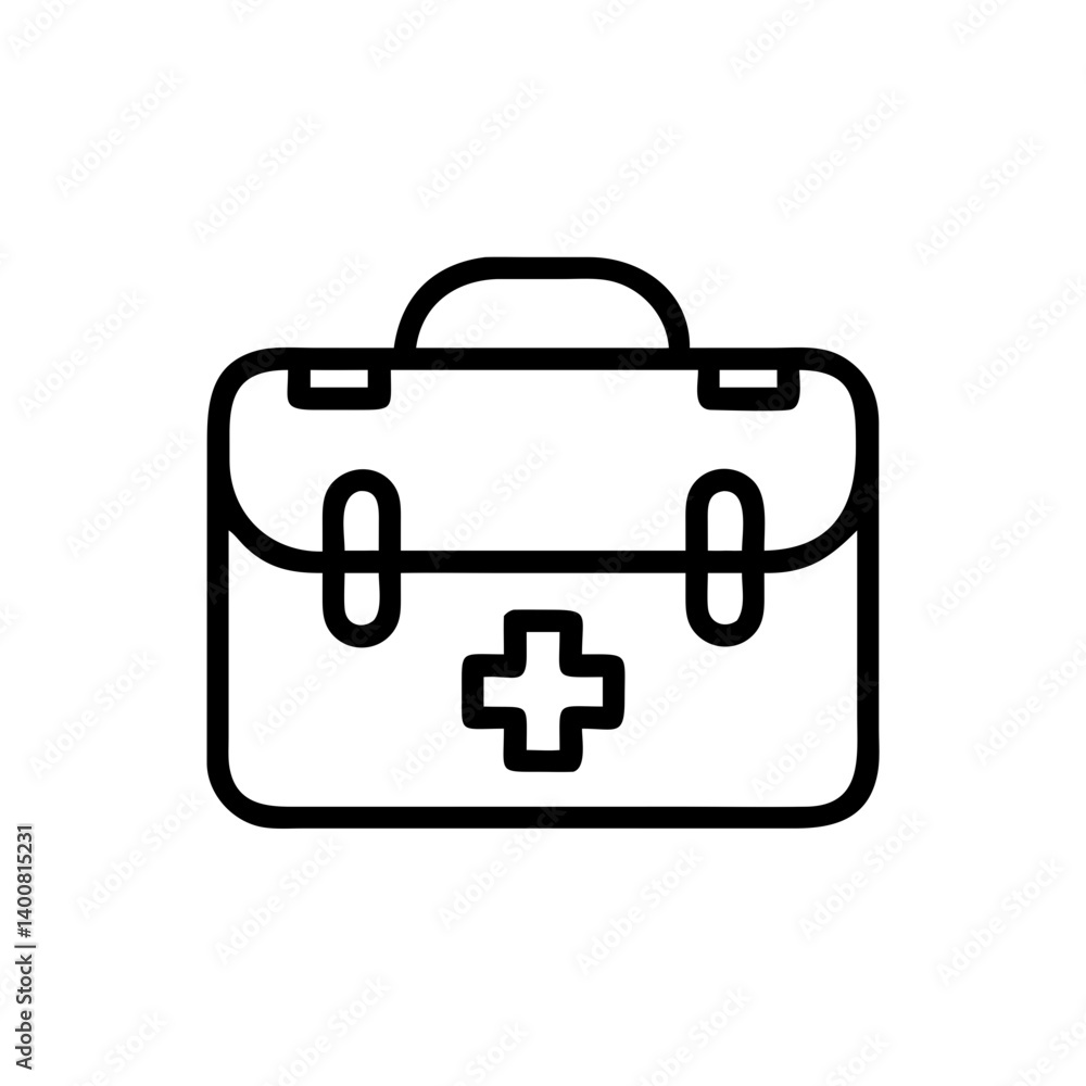 Icon of a doctorchest / first aid kit Icon of a doctorchest / first aid kit
