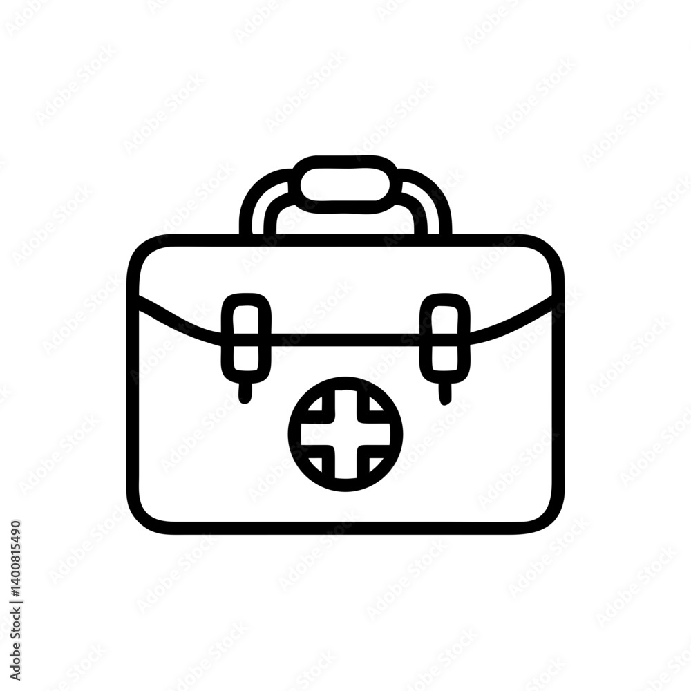 Icon of a doctorchest / first aid kit Icon of a doctorchest / first aid kit