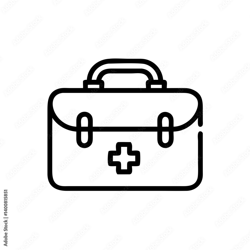 Icon of a doctorchest / first aid kit Icon of a doctorchest / first aid kit