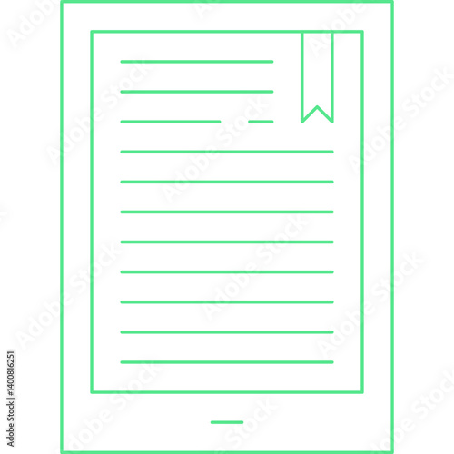EBook icon single vector illustration