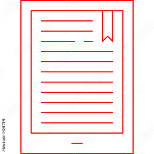 EBook icon single vector illustration