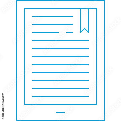 EBook icon single vector illustration