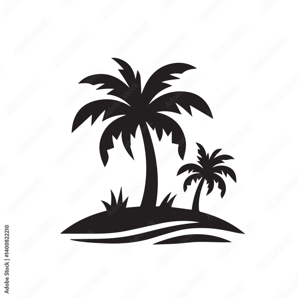 palm tree silhouette palm tree silhouette