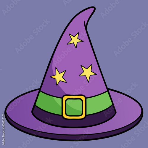 witch  hat vector art. Helloween related vector art.