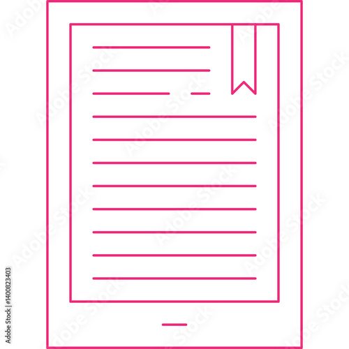 EBook icon single vector illustration