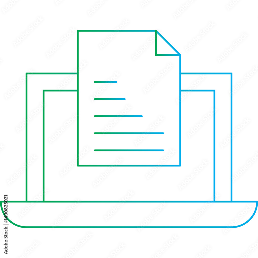 Online Document icon single vector illustration Online Document icon single vector illustration