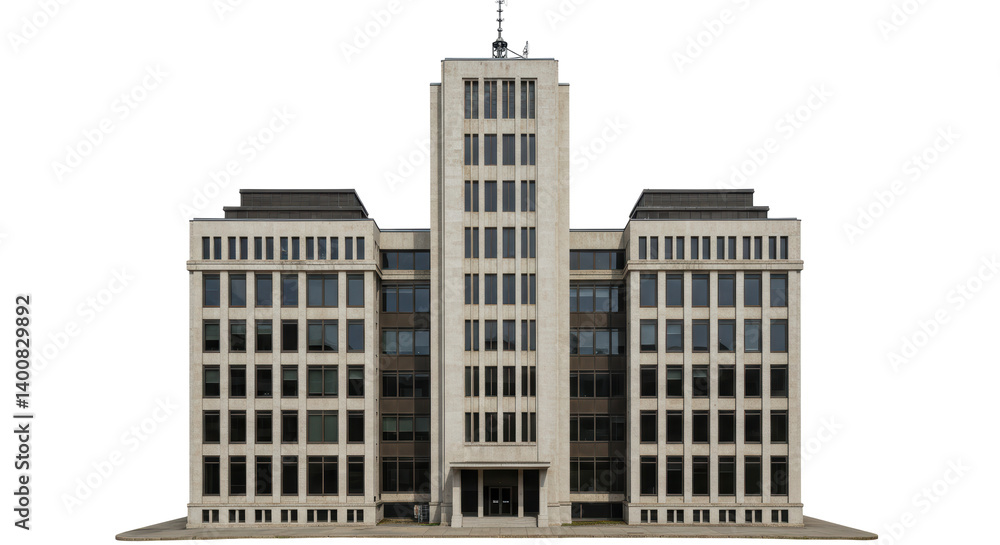 Fototapeta premium Isolated Office Building