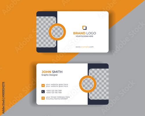 This is a corporate business card. Clean & Eye-catchy professional work. This Business card designed for a corporate company and suitable for all businesses industry. 1