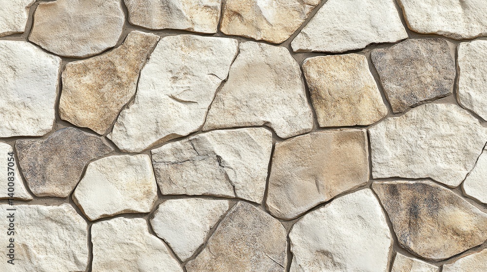 Beige White Irregular Stone Wall Texture Beige White Irregular Stone Wall Texture