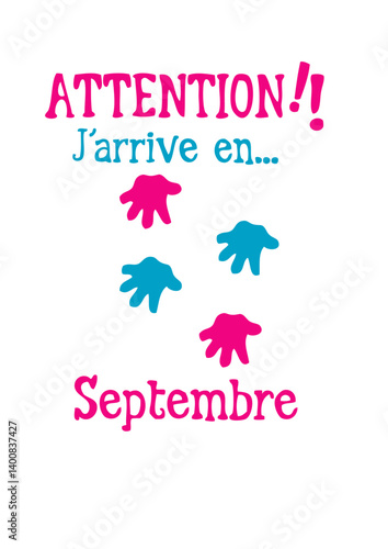 septembre bebe arrive main mois enceinte naissance