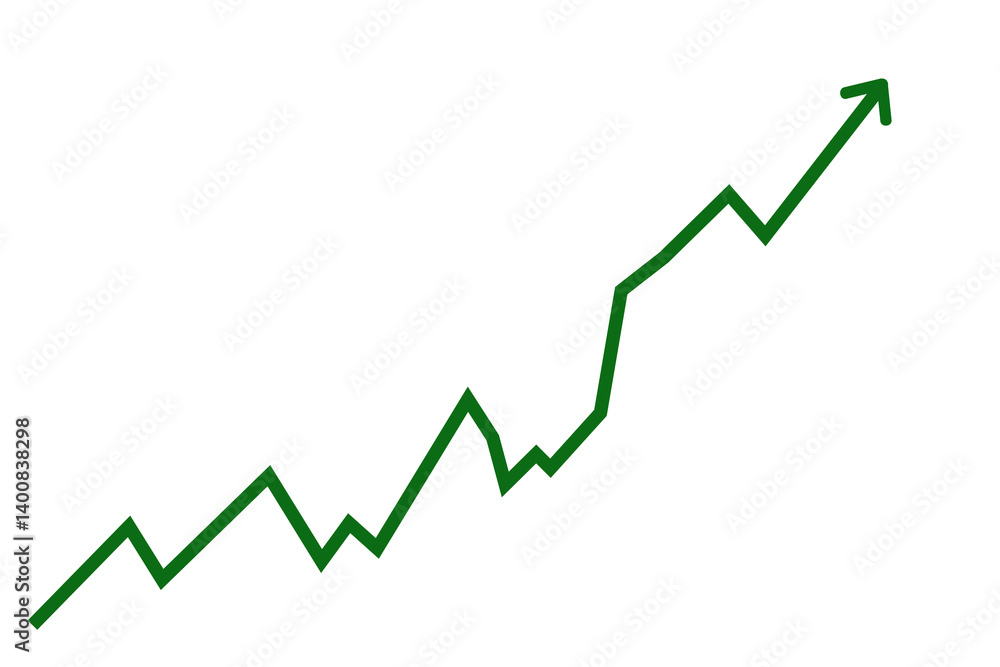 business graph with arrow up business graph with arrow up