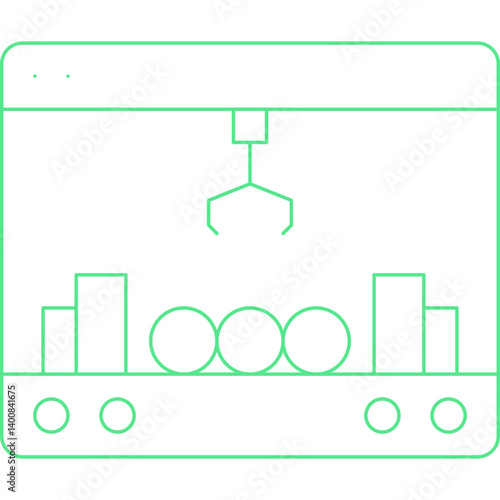 Claw Machine icon single vector illustration