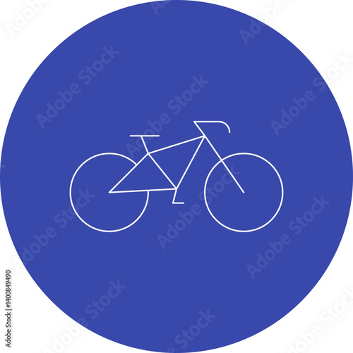 Cycle icon single vector illustration