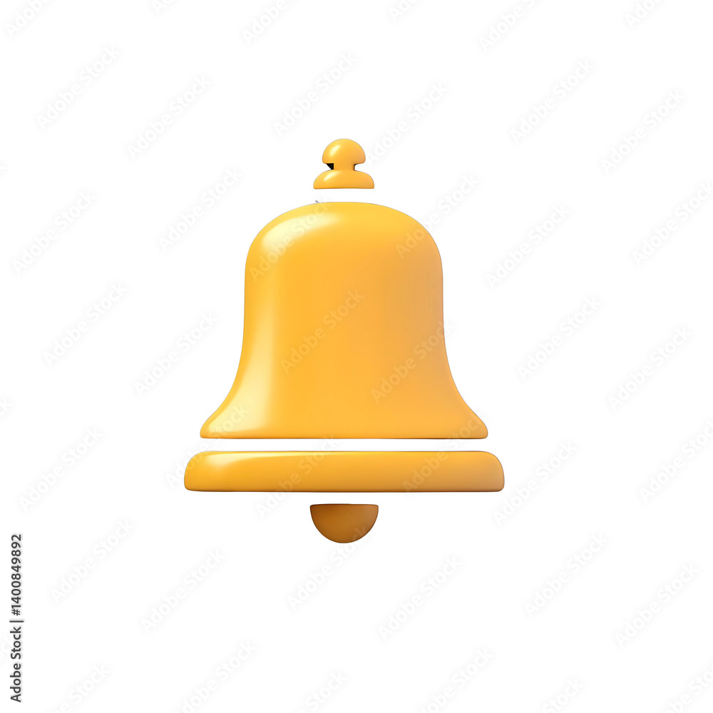 golden christmas bell,yellow vector icons isolated on white background golden christmas bell,yellow vector icons isolated on white background
