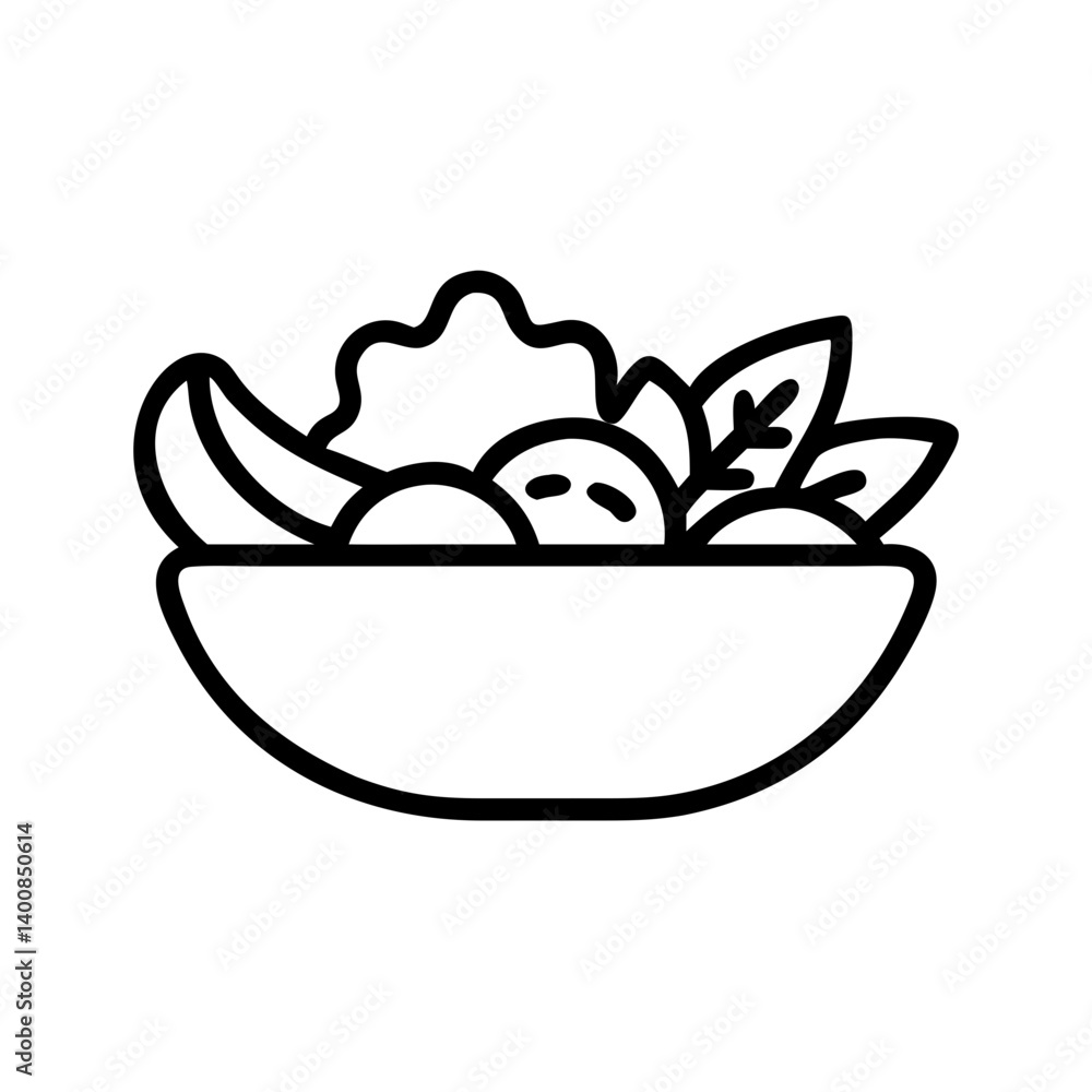 Fototapeta premium salad bowl