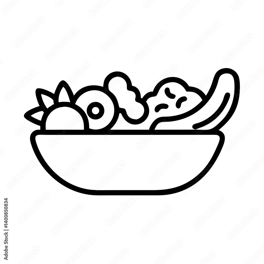 Fototapeta premium salad bowl