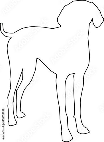 Labrador Outline Vector Images