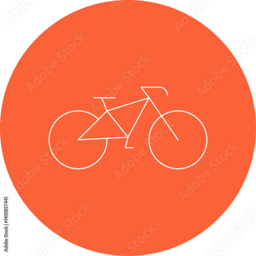 Cycle icon single vector illustration
