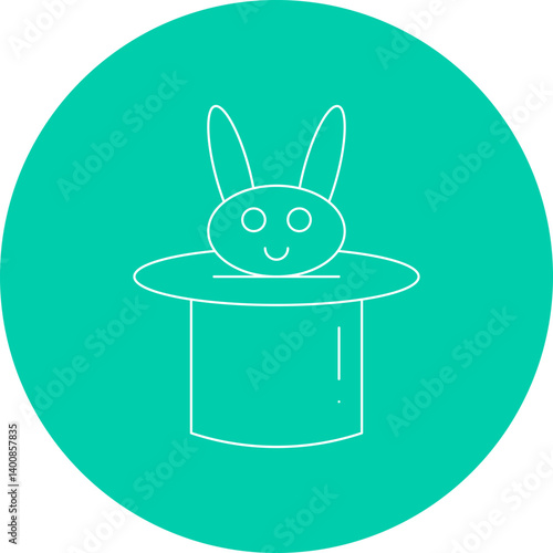 Magic Tricks icon single vector illustration