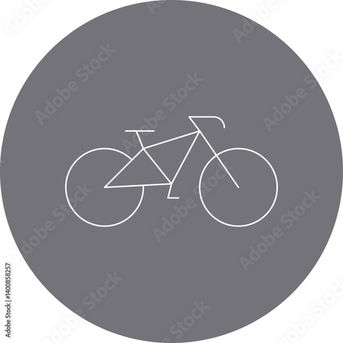 Cycle icon single vector illustration