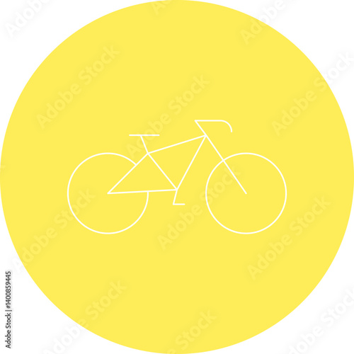 Cycle icon single vector illustration
