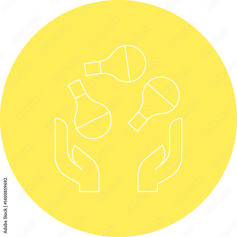 Juggling Balls icon single vector illustration Juggling Balls icon single vector illustration