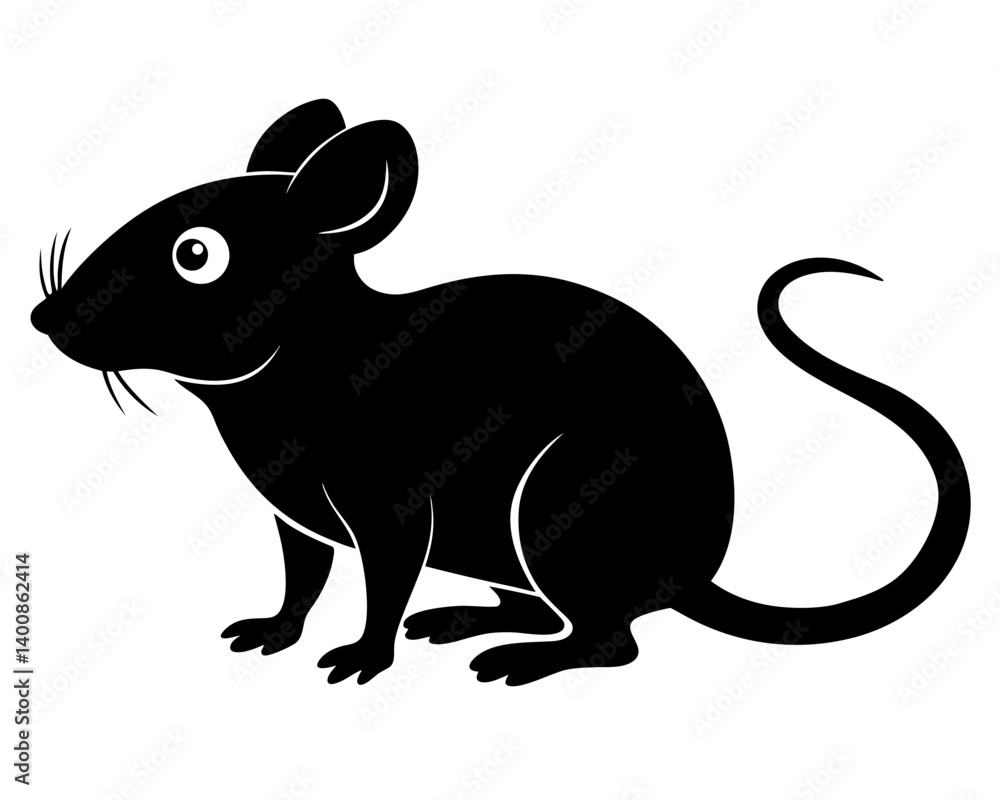 Mouse Silhouette Vector Design, Mouse SVG, Mouse Icon Mouse Silhouette Vector Design, Mouse SVG, Mouse Icon