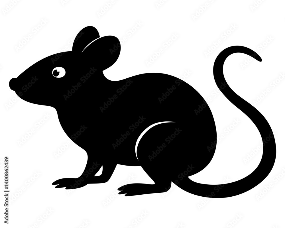 Mouse Silhouette Vector Design, Mouse SVG, Mouse Icon Mouse Silhouette Vector Design, Mouse SVG, Mouse Icon