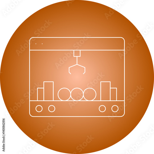 Claw Machine icon single vector illustration