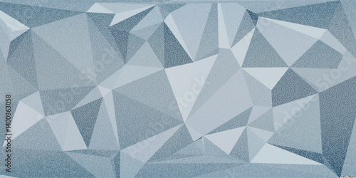 Abstract Geometric Pattern with Shades of Blue and Modern Design