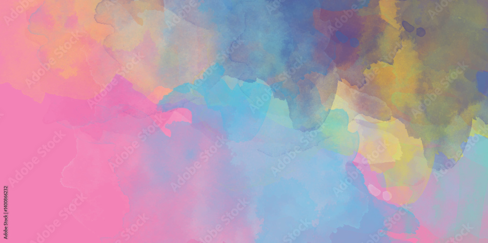 abstract watercolor hand painted background. Artistic vibrant and colorful wallpaper. Brush stroked painting. Iridescent template for brochure, banner, wallpaper, mobile screen. abstract watercolor hand painted background. Artistic vibrant and colorful wallpaper. Brush stroked painting. Iridescent template for brochure, banner, wallpaper, mobile screen.