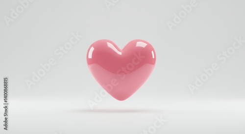 Wallpaper Mural Stylish heart illustration in soft colors for romantic themes Torontodigital.ca