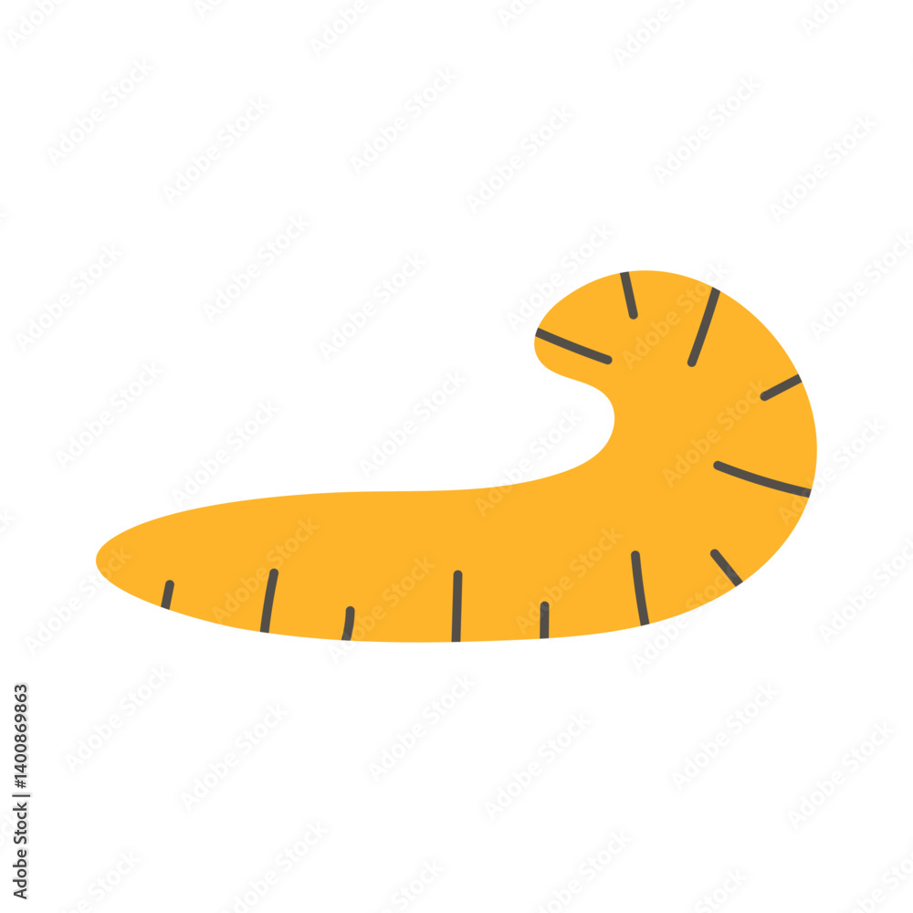 Tailor's pattern ruler. sewing tool. Vector illustration.