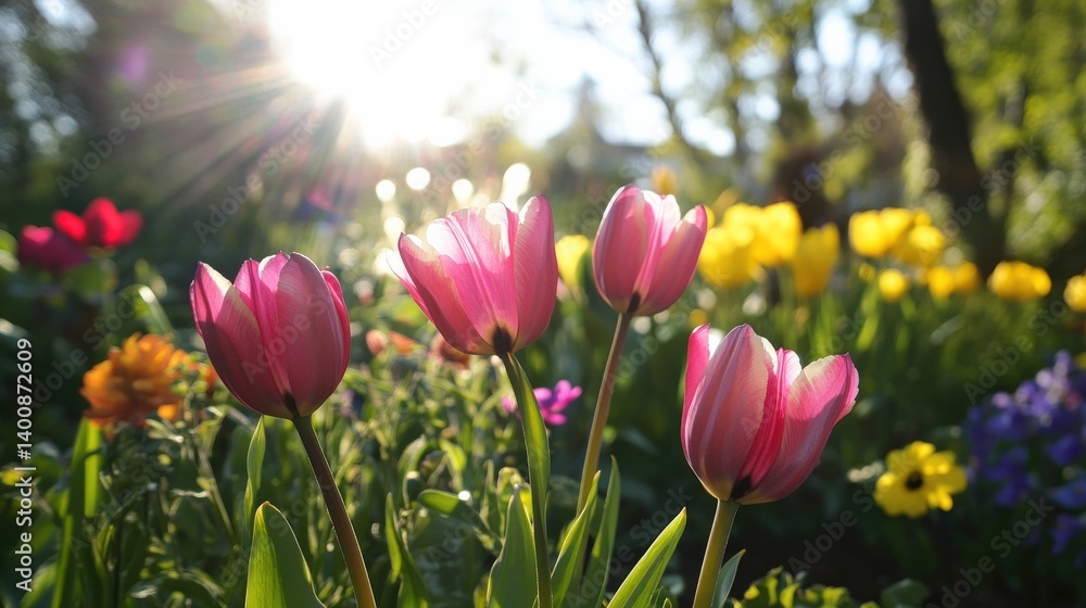 Obraz premium tulips in spring