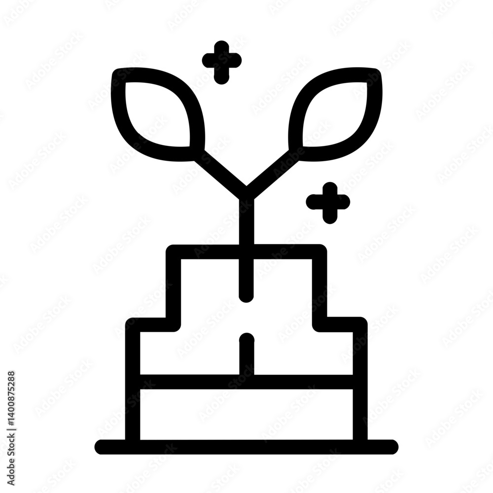 tree Line Icon tree Line Icon