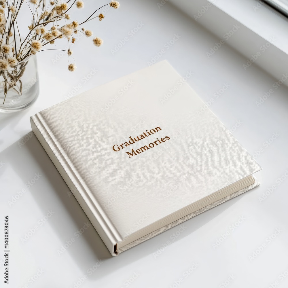 Elegant keepsake of cherished moments in a minimalist style for graduation celebrations Elegant keepsake of cherished moments in a minimalist style for graduation celebrations