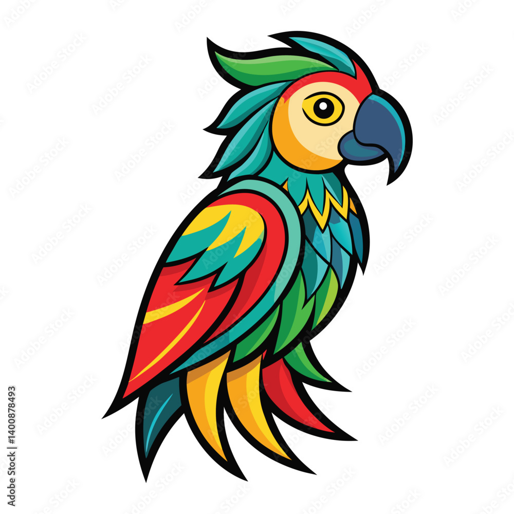 Fototapeta premium blue and yellow macaw ara ararauna