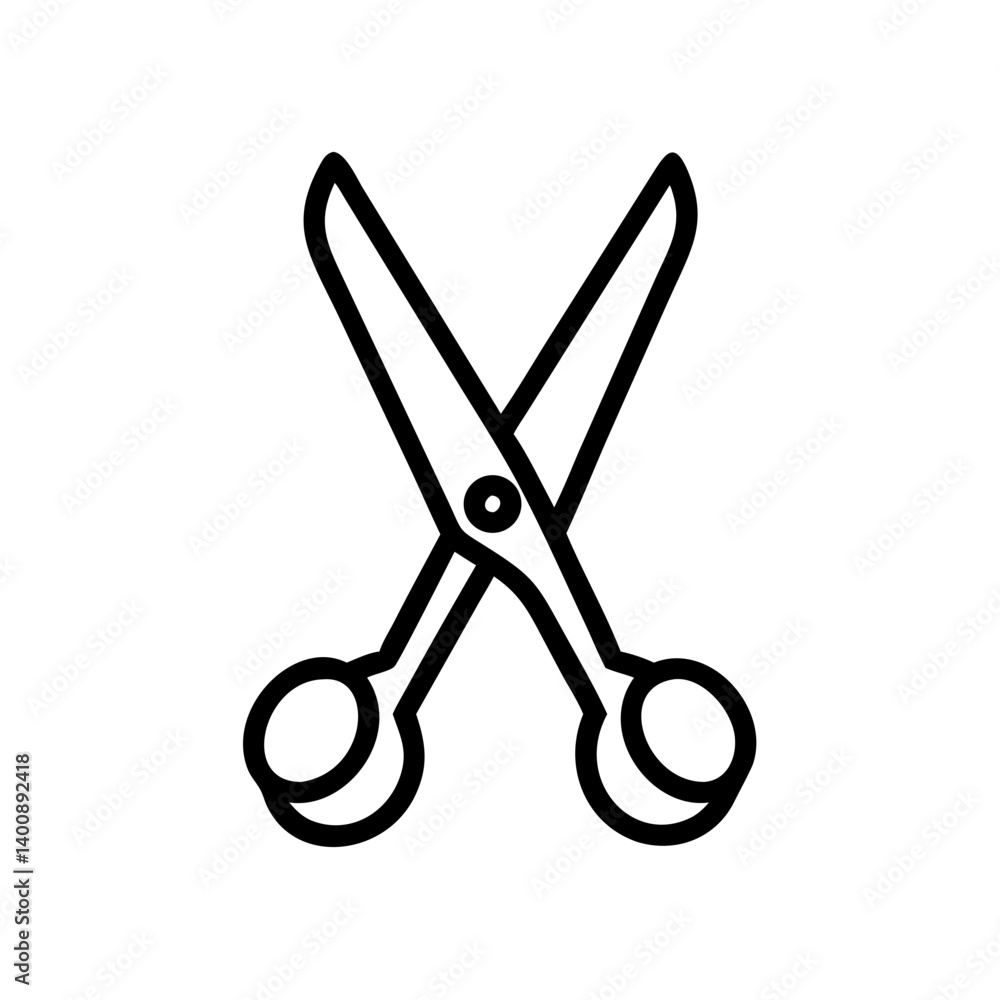Scissors Icon for Creativity and Crafting Topics Scissors Icon for Creativity and Crafting Topics