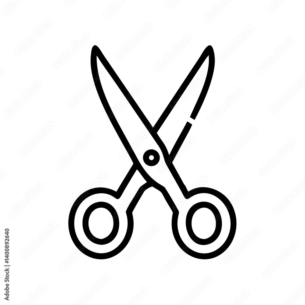 Scissors Icon for Creativity and Crafting Topics Scissors Icon for Creativity and Crafting Topics