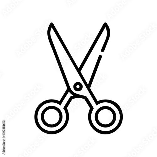 Scissors Icon for Creativity and Crafting Topics