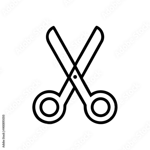 Scissors Icon for Creativity and Crafting Topics